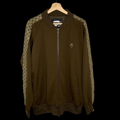 Bape RARE OG “Gucci” monogram Track Jacket (Brown) 